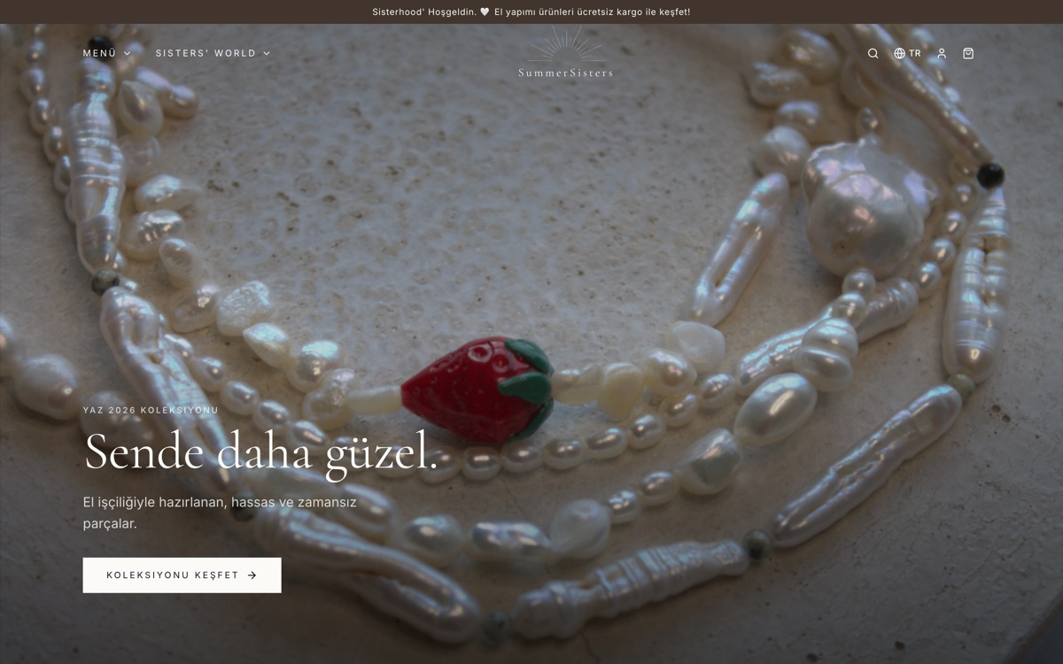 Summer Sisters E-ticaret